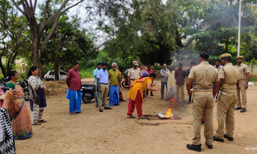 தீ தடுப்பு செயல் விளக்க பயிற்சி
