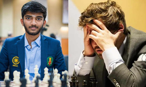 ஆன்லைன் சாம்பியன்ஷிப் செஸ் தொடர்:  தமிழக வீரரிடம் தோல்வி அடைந்த உலக சாம்பியன்