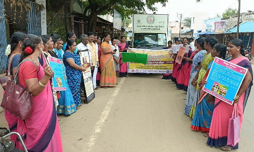 ஊட்டச்சத்து மாத விழா விழிப்புணர்வு வாகன பேரணி