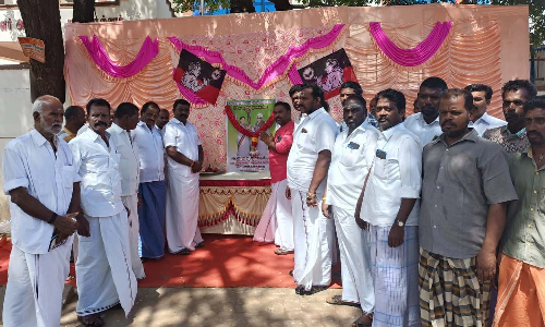 கடையநல்லூரில் ஓ.பி.எஸ். அணி சார்பில்  அ.தி.மு.க. பொன்விழா ஆண்டு விழா