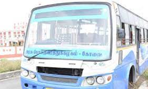 நஷ்டஈடு வழங்காததால் அரசு பஸ் ஜப்தி