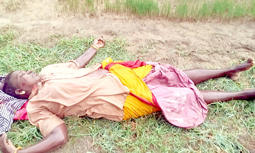 மின்னல் தாக்கி பெண் பலி