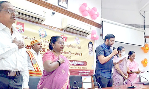 உலக விபத்து காய தின உறுதிமொழி ஏற்பு