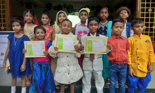 இலஞ்சி பாரத் மாண்டிசோரி பள்ளியில்  ஒலிம்பியாட் வினாடி-வினா போட்டி