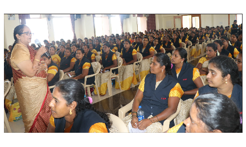 கிருஷ்ணகிரியில்  ஐ.வி.டி.பி. பணியாளர்களுக்கு  புற்றுநோய் விழிப்புணர்வு