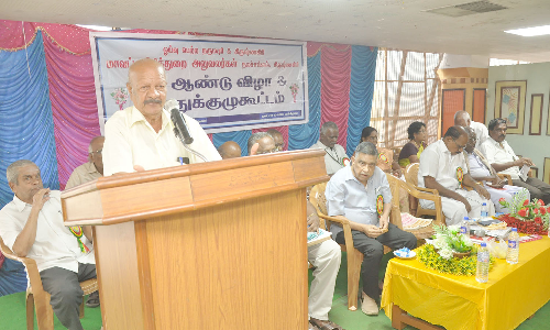 கிருஷ்ணகிரியில்  ஓய்வுபெற்ற நீதித்துறை அலுவலர்கள் நலச்சங்கத்தின்   மாவட்ட பொதுக்குழு கூட்டம்