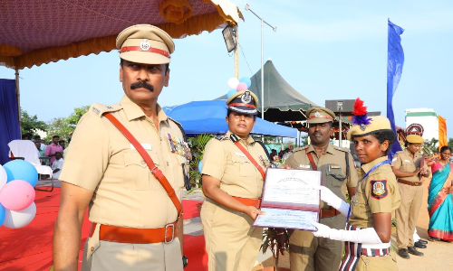 திருவள்ளூர் மாவட்டத்தில் 615 காவலர்களுக்கு பயிற்சி நிறைவு விழா