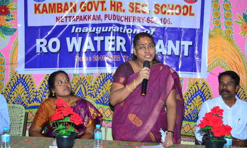 குடிநீர் சுத்திகரிப்பு நிலையம் திறப்பு விழா