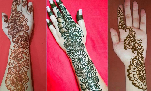 பெண்களை கவர்ந்த மெஹந்தி