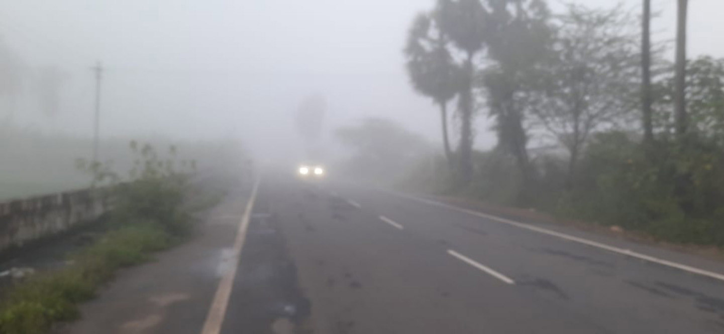 ஈரோட்டில் கடும் குளிர்-பனிப்பொழிவு