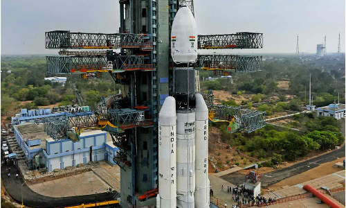 36 செயற்கைக்கோளுடன் விண்ணில் பாய்கிறது ஜி.எஸ்.எல்.வி. மார்க்3 ராக்கெட்- கவுண்டவுன் தொடங்கியது