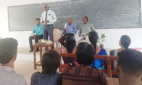 ஆதித்தனார் கல்லூரியில் சதுரங்க போட்டி