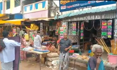 ஆலங்குடியில் களையிழந்த தீபாவளி விற்பனை