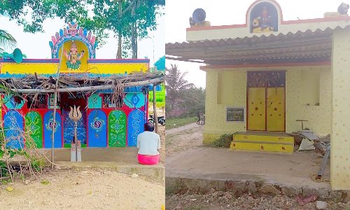 தேன்கனிக்கோட்டை அருகே  ஒரே நாளில் அடுத்தடுத்து 2 கோவில்களில் கொள்ளை