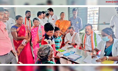 பாளை அருகே ரூபி மனோகரன் எம்.எல்.ஏ. ஏற்பாட்டில் இலவச கண்சிகிச்சை முகாம்