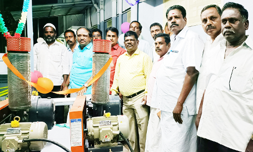 குடியாத்தம் நகராட்சி அலுவலகத்தில் கழிவு நீர் மறுசுழற்சி சுத்திகரிப்பு நிலையம் தொடக்கம்