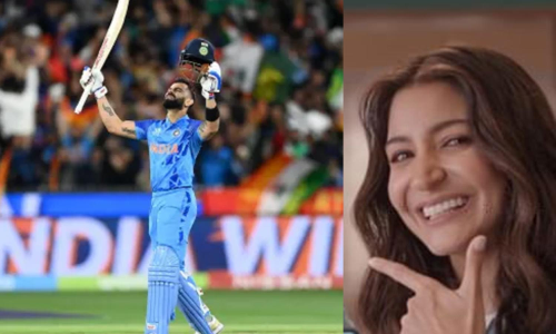 தீபாவளிக்கு முன்னதாக மக்களின் வாழ்க்கையை மகிழ்ச்சியுடன் நிரப்பினீர்கள்....கோலியை பாராட்டிய அனுஷ்கா சர்மா