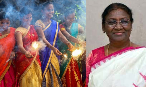 தீபாவளி பண்டிகை உற்சாக கொண்டாட்டம்-  குடியரசுத் தலைவர் வாழ்த்து