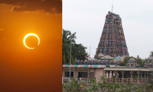சூரிய கிரகணத்தையொட்டி தமிழகத்தில் இன்று முக்கிய கோயில்களின் நடை சாத்தப்படும் என அறிவிப்பு