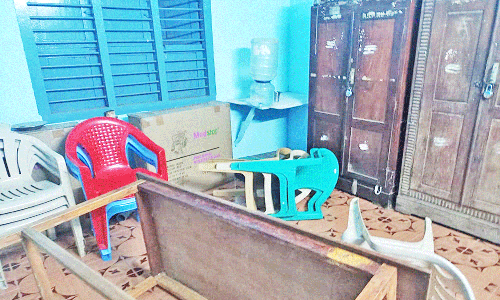 மயிலாடும்பாறை ஊராட்சி அலுவலகத்தை சூறையாடிய கும்பல்