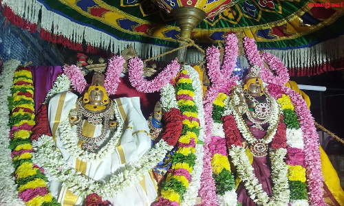 களக்காடு கோவிலில் பட்டின பிரவேச விழா