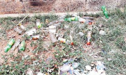 கொடைக்கானலில் வயல்வெளிகளில் மதுபாட்டில்களை வீசிச்செல்லும் சுற்றுலா பயணிகள்