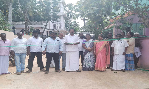 மத்திகோடு ஊராட்சியில் ரூ.7 லட்சத்தில் சாலை சீரமைப்பு