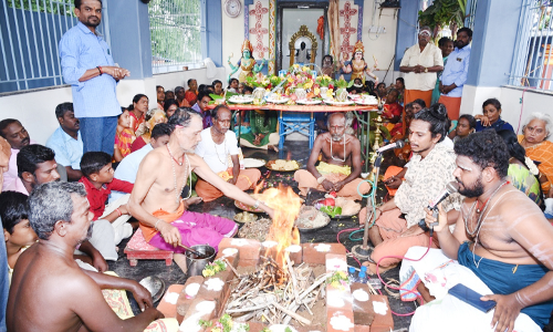 108 சங்காபிஷேகத்துடன் மண்டல பூஜை