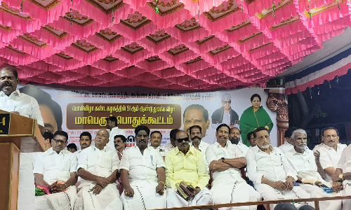 ராணிப்பேட்டையில் அ.தி.மு.க. பொது கூட்டம்