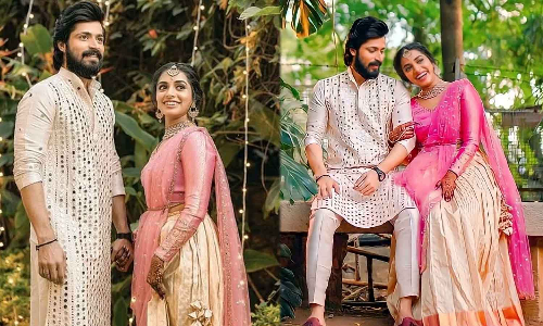 நர்மதாவை கரம்பிடித்த ஹரிஷ் கல்யாண்.. குவியும் வாழ்த்துகள்..