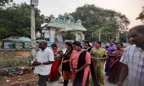 ஐப்பசி மாத விசாகத்தையொட்டி முருகன்குன்றத்தில் கந்த கிரிவலம்