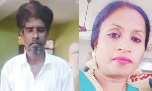 குடும்பம் நடத்த வராத மனைவியை கழுத்தை அறுத்து கொன்ற கணவர்