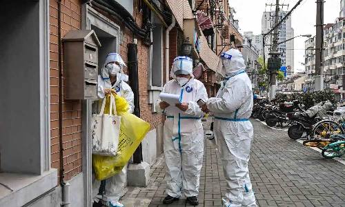 வேகமெடுக்கும் கொரோனா பரவல்: சீனாவின் ஷாங்காய் நகரில் மீண்டும் ஊரடங்கு