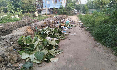 சாலையில் கொட்டப்படும் குப்பைகள்-பொதுமக்கள் அவதி