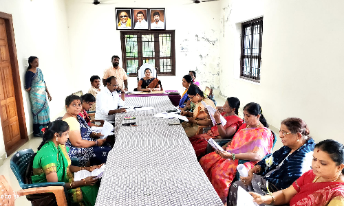 காவேரிப்பட்டணம் டவுன் பஞ்சாயத்து கூட்டம்