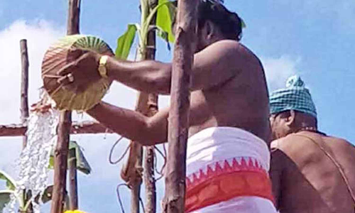 கிருஷ்ணகிரி பழையபேட்டை  முத்து மாரியம்மன் கோவில் கும்பாபிஷேக விழா