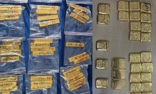 இலங்கையில் இருந்து தமிழக கடற்கரை வழியாக கடத்தப்பட்ட  35.6 கிலோ தங்கம் பறிமுதல்