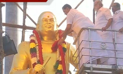 தேவர் ஜெயந்தி, குருபூஜை விழா - மதுரை கோரிப்பாளையம் தேவர் சிலைக்கு அமைச்சர்கள் மரியாதை