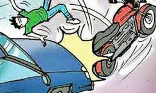 வாகனம் மோதி வாலிபர் படுகாயம்