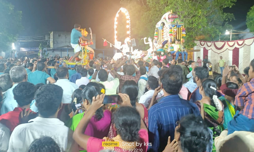 தருமபுரி குமாரசாமிப்பேட்டை  சிவசுப்பிரமணிய சாமி கோவில் சூரசம்கார விழா