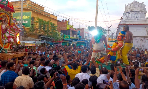 சிவகிரி பாலசுப்பிரமணிய சுவாமி கோவிலில் சூரசம்ஹாரம்