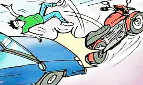 பைக் மோதி விவசாயி பலி