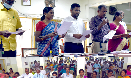 தேசிய ஒற்றுமை நாள்,  லஞ்ச ஒழிப்பு உறுதிமொழி ஏற்பு