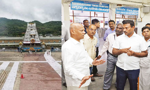 திருப்பதி கோவிலில் இலவச தரிசன நேர ஒதுக்கீடு டோக்கன் இன்று முதல் விநியோகம்