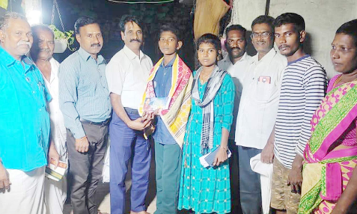 இஸ்ரோவின் விண்வெளி கல்வி திட்டத்திற்கு அரியலூர் அரசு பள்ளி மாணவர் தேர்வு