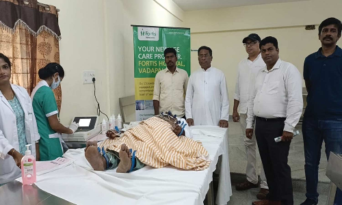 வேளாண்மை கல்லூரியில் மருத்துவ முகாம்