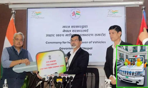 நேபாள பொது தேர்தல் - 200 வாகனங்களை அன்பளிப்பாக வழங்கியது இந்தியா