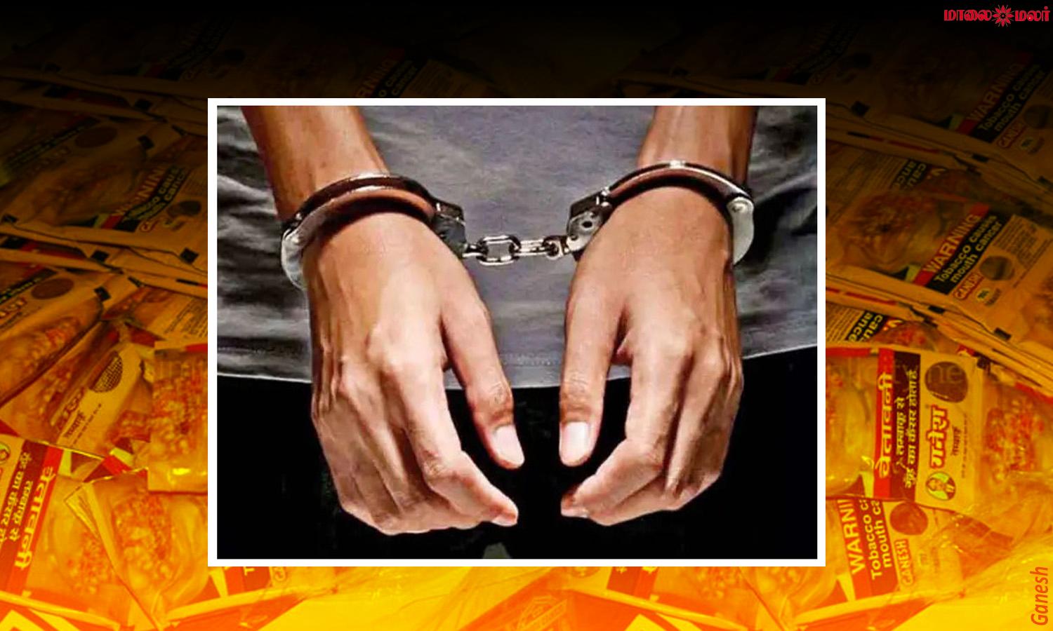 சுரண்டை அருகே மோட்டார் சைக்கிளில் குட்கா கடத்திய வாலிபர் கைது