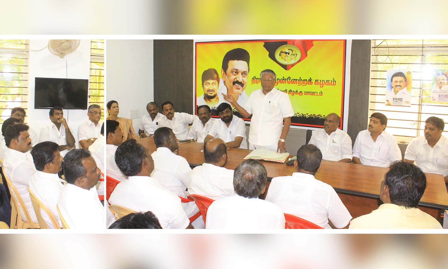 செயல்வீரர்கள் கூட்டம் நடத்தி தி.மு.க. அரசின் சாதனைகளை பொதுமக்களிடம் விளக்க வேண்டும் - கிழக்கு மாவட்ட செயற்குழு கூட்டத்தில் தீர்மானம் செயல்வீரர்கள் கூட்டம் நடத்தி தி.மு.க. அரசின் சாதனைகளை பொதுமக்களிடம் விளக்க வேண்டும் - கிழக்கு மாவட்ட செயற்குழு கூட்டத்தில் தீர்மானம்