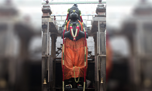 நாமக்கல் ஆஞ்சநேயர் கோவிலில்  பக்தர்களுக்கு 3 விதமான பிரசாதம் வழங்கும் திட்டம்   அமைச்சர் தொடங்கி வைத்தார்